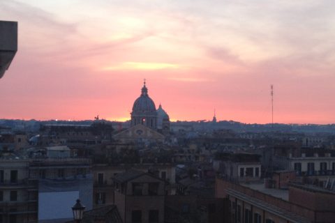 Rome cityscape, Italy