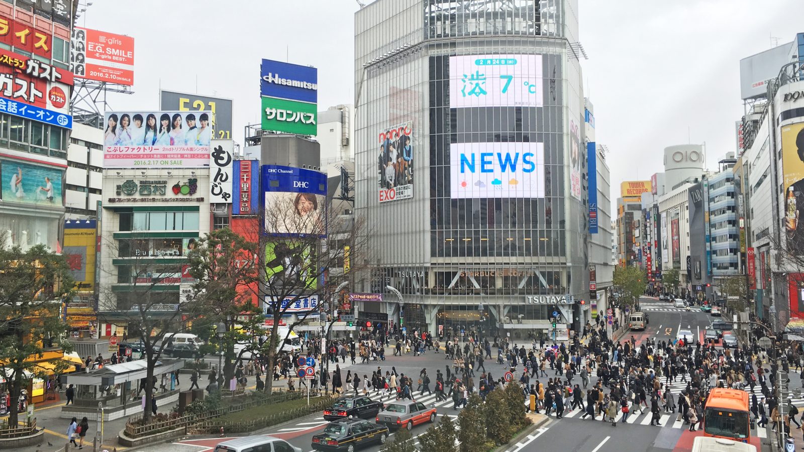 Shibuya Crossing, Tokyo, Japan