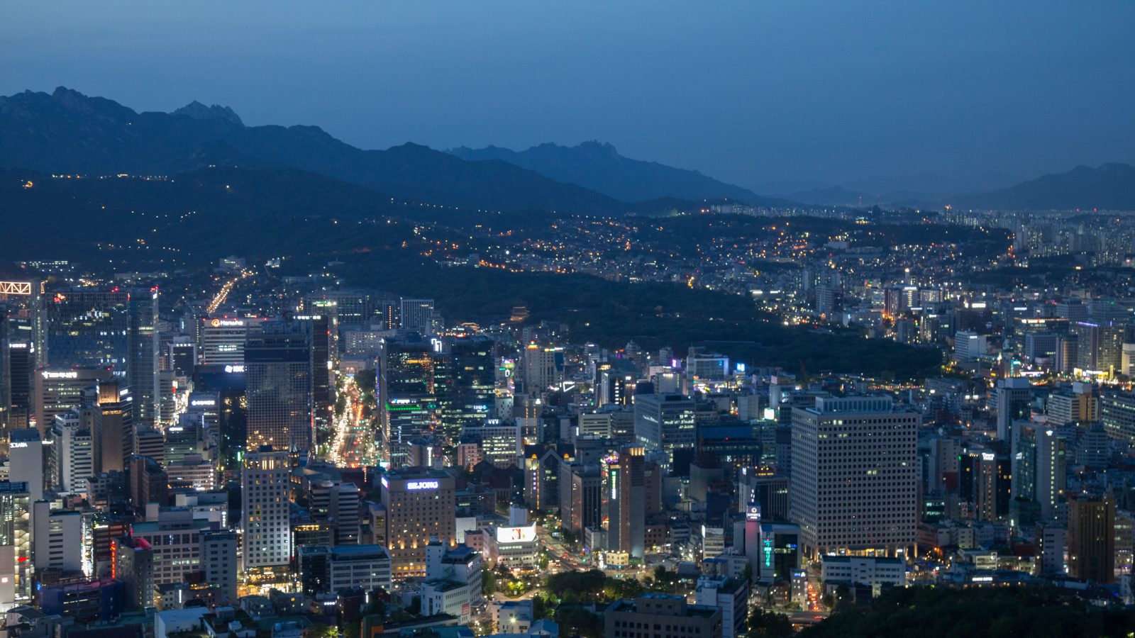 Seoul skyline, South Korea