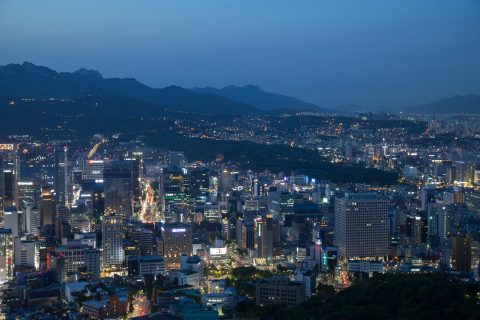 Seoul skyline, South Korea