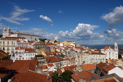 View over the Alfama quarter, one of the best areas to stay among boutique hotels in Lisbon