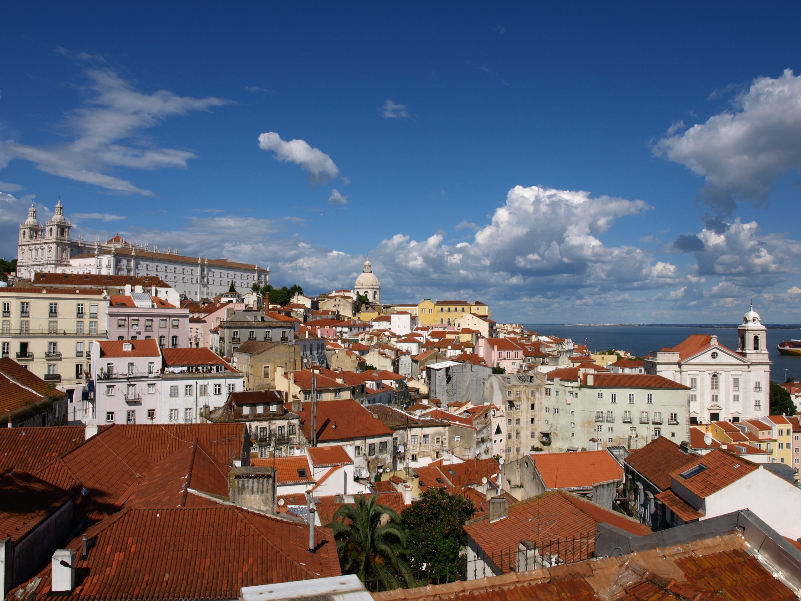 View over the Alfama quarter, one of the best areas to stay among boutique hotels in Lisbon