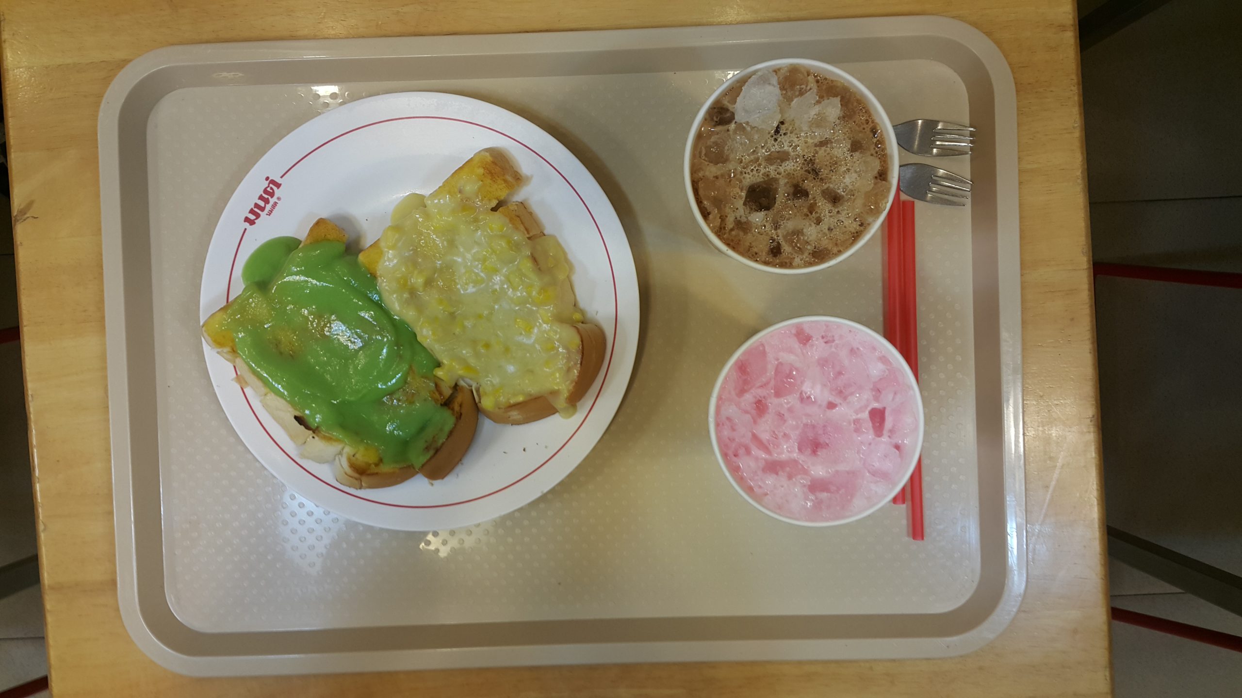 Bangkok's famous Mont Nomsod milk toast stall, a beloved street food stop