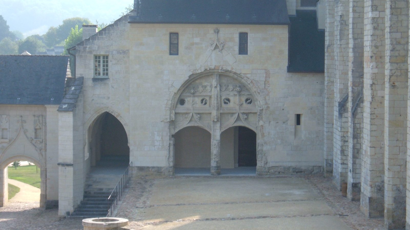 Fontevraud Abbey, a former French monastery now open to visitors and guests