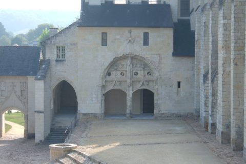Fontevraud Abbey, a former French monastery now open to visitors and guests