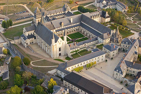 Historic abbey architecture typical of Europe's converted monastery hotels
