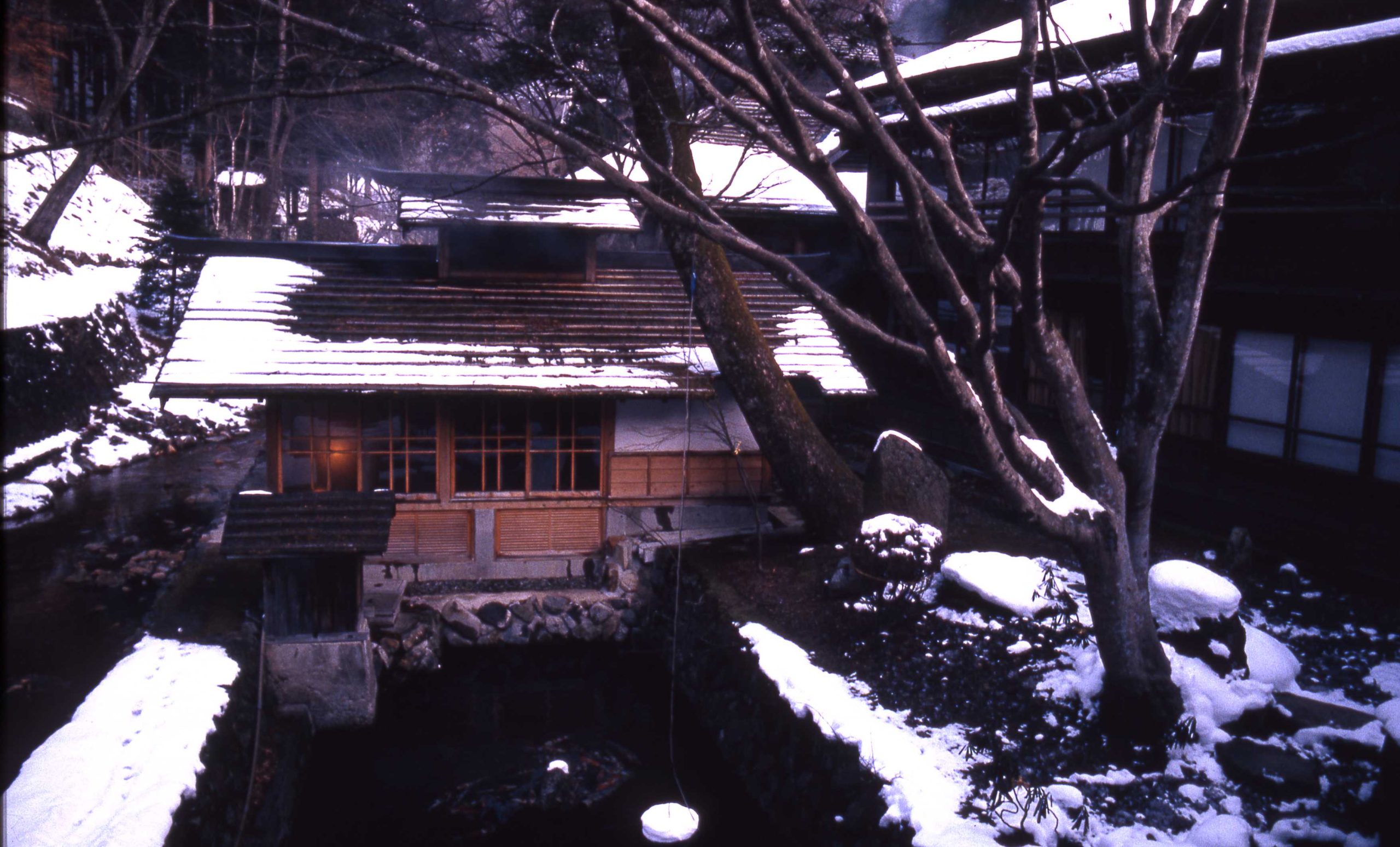 Ryokan stays in Japan onsen hot spring bath at Hoshi Ryokan