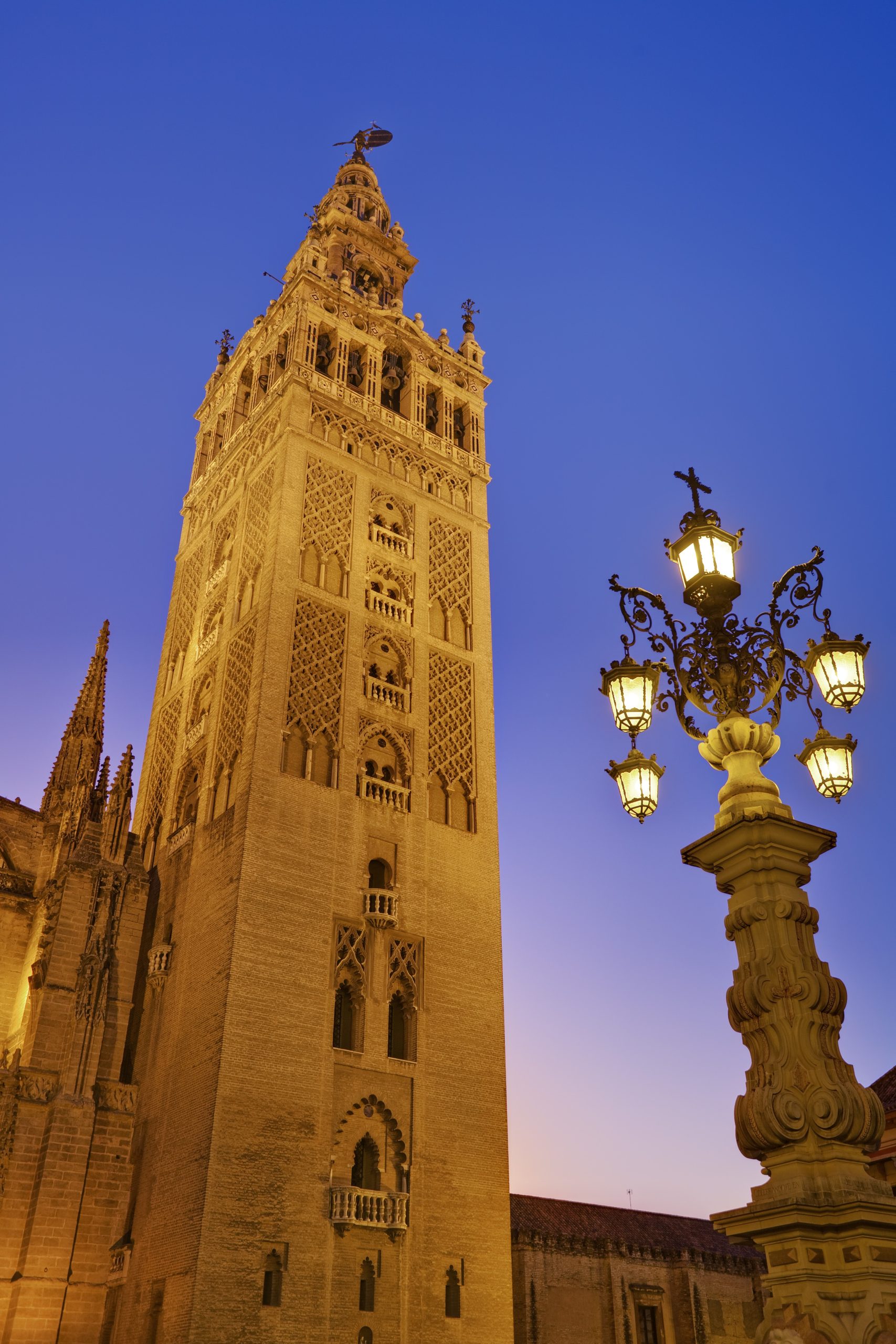 La Giralda bell tower rising above Seville Cathedral